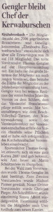 Zeitungsbericht FT vom 31.01.2008