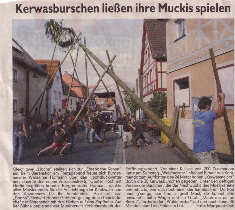 Zeitungsbericht NN vom 27.08.2007