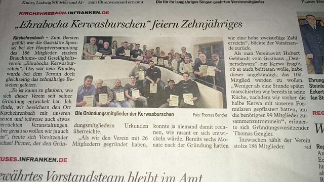 Zeitungsartikel