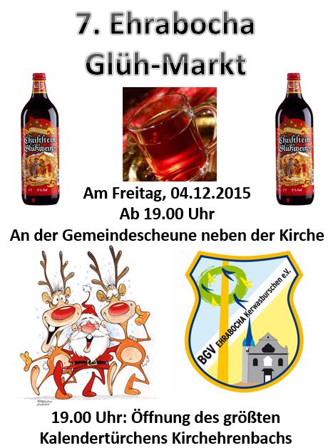 Werbung Glühmarkt 2015